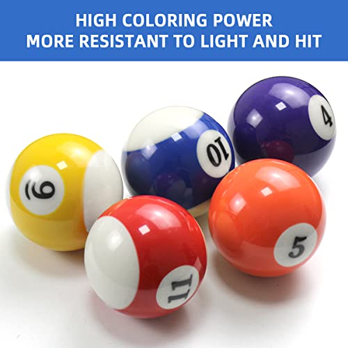 Kit de bolas de billar de reemplazo de 57,2 mm para disfrutar de partidas en casa 4