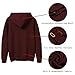 COOFANDY Men's Sport Hoodie Heavyweight Gym Athletic Sweatshirt Fashion Pullover Hooded With Pocket, Wine Red, Small
