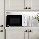 Willow WM20MW 20L 800W Manual Solo Microwave Oven – Compact Countertop Microwave with 5 Power Levels & Defrost Function – White - Image 2