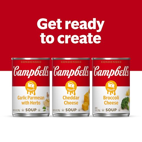 Image of Campbell's Condensed White Cheddar Cheese Soup, 10.5 oz Can (Pack of 2)