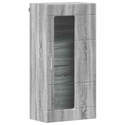 Mueble de TV Gris Sonoma de madera de ingenieria con acabado premium 8