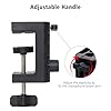 Metal Desk Clamp for Microphone Arm Stand Holder with 360º Adjustable Screw by SUNMON #2