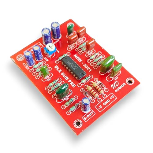 Image of Ultra Digital DLX SUB PRE Board 20V to 45V Dual Supply,SUBWOOFER GAIN Adjustable Preset, inbuilt Low Pass Filter 25hz to 180hz Uesd in Original Texas IC