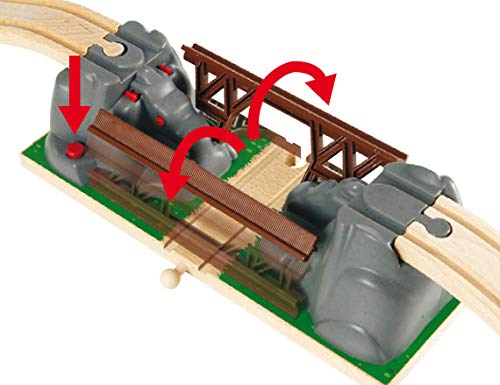 Brio World - 33391 Collapsing Bridge | 3 Piece Toy Train Accessory For Kids Age 3 And Up #TOP3