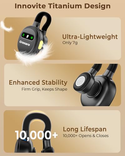 Image of GRENARO P11 Wireless Mic for YouTube with 3-Level Noise Reduction,Mic for YouTube Wireless with 52H Charging Case for Android, Hidden Design Suitable for Facebook, Live Streaming, Vlogging