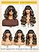 Beauty Forever Bye Bye Knots Balayage Brown Highlight Body Wave Curtain Bangs Glueless Wigs Human Hair Pre Plucked Pre Cut 7x5 Loose Wave Lace Closure Wear Go Drawstring Wig 180% Density 20inch
