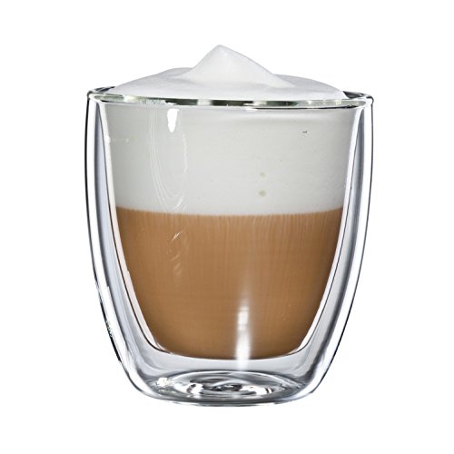 bloomix C-011-250-G Cappucchino Grande doppelwandiges Thermo-Kaffeeglas 2-er Set Cover