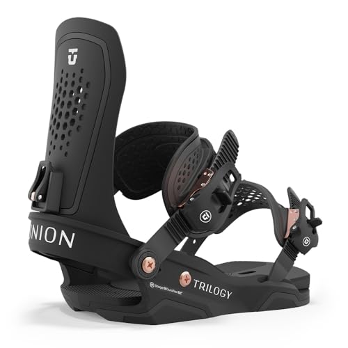 Union Trilogy Womens Snowboard Bindings, M, Black
