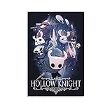 XUEPING Hollow Knight Adventure Game Poster d'art classique sur toile pour chambre à coucher 30 x 45 cm
