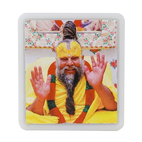 Image of Divine Blessings Shri Premanand Ji Maharaj Plug-in LED Night Light - Premium Spiritual Lamp for Home Decor, Daily Darshan & Gifting, Spreads Peace, Positivity & Devotion