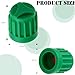 MEAJOO 30PCS TPMS Plastic Tire Valve Stem Caps, Corrosion Resistant, with O-Ring Rubber Seal, Universal Tire Valve Stem Covers for Cars, SUV, Trucks, Bikes, Motorcycles, Bicycles(Green)