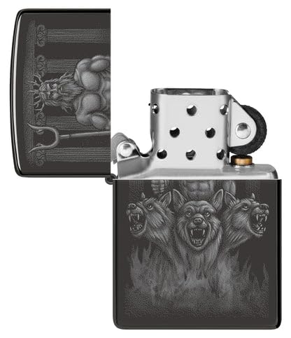 Encendedor Zippo con grabado personalizado diseño Greek Dogs miniatura 7
