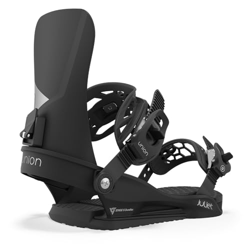 Union Juliet Womens Snowboard Bindings, L, Black