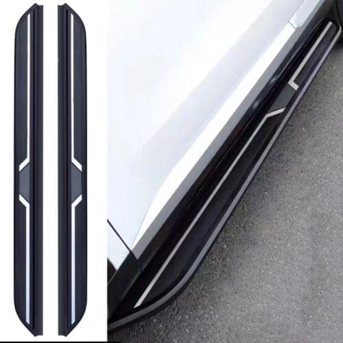BLAIS Running Board for Infiniti QX60 2022 2023 2024 Door Fixed Side Step Pedal Nerf Bar Platform Ptotector 2Pcs, Black, rx-001