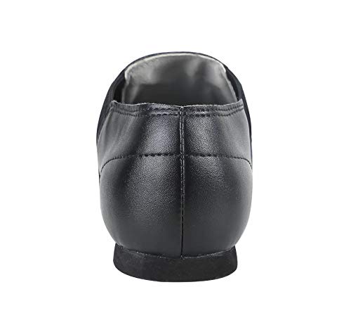 Dynadans PU Leather Jazz Shoe Slip On Dance Shoes with Arch Insert for Girls and Boys (Toddler/Little Kid/Big Kid)4