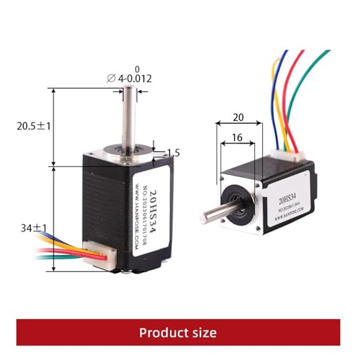 Moteur pas à pas Nema 8 évite la perte de pas sur les micro-mécanismes 20HS34 - 2