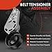 A-Premium Belt Tensioner Assembly with Pulley Compatible with Audi A4 A4 Quattro 2002-2008 L4 1.8L 2.0L, Replace# 06B903133D, 06B903133E