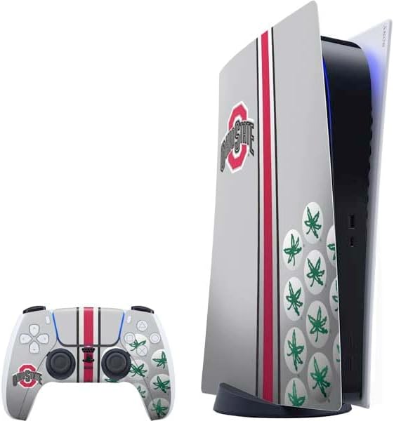 Skinit Decal Gaming Skin Compatible with PS5 Bundle - Officially Licensed Ohio State University OSU Design