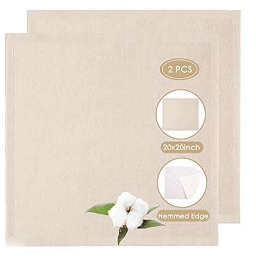 Telas Filtrantes Reutilizable, 2 Piezas 50 x 50 cm Paño para Queso, Tela de Vapor de Cocina, Filtro de Leche en la Cocina del Hogar