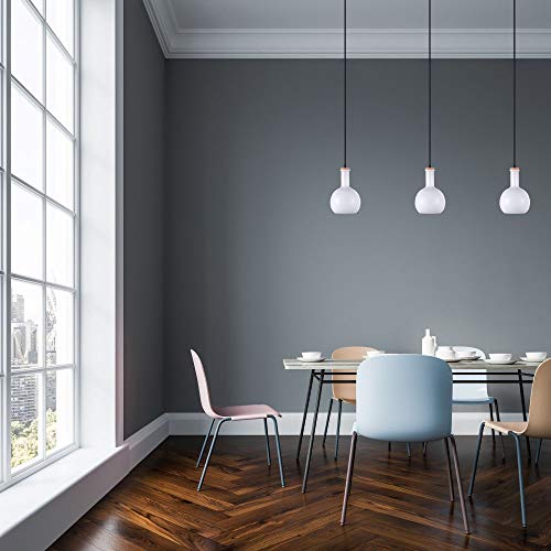 V-TAC Lampadario Sospensione, Bianco Latte