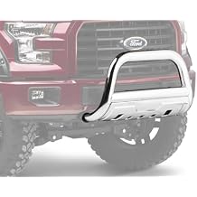 Barricade Off-Road 3.5" Bull Bar in Polished Stainless Steel Fits Ford F-150 2004-2020 Excluding Raptor
