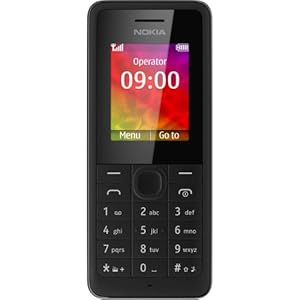 NIEUW NOKIA 106 ENKELE SIM ZWART ONSLOTEN SIMFREE UK
