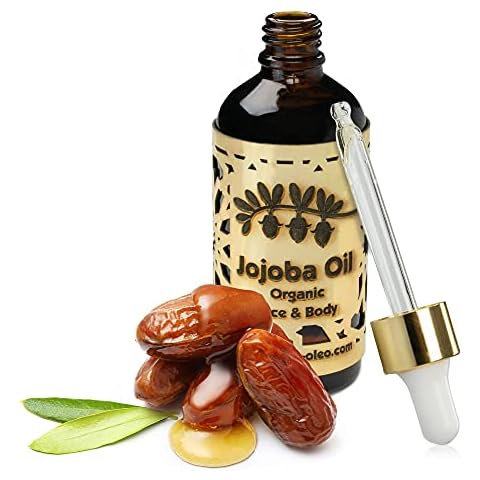 R&M Jojoba Oil - 100% Organic Cold Pressed Jojoba Oil for Face, Body, Hair And More - Beautiful Skin, A Pure Face & Shiny, Strong Hair - Fair Trade 100ml Bottle Cover