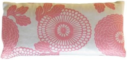 Jane Inc. Organic Cotton Eye Pillow - Lavender Filled - Pink Mums
