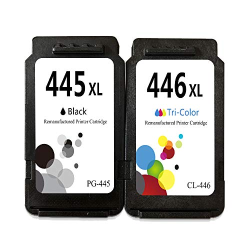Cartouches d'encre Canon PG-445 CL-446 pour l'impression des devoirs sur Pixma