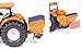 Siku 2940, Tractor with Snowplough and Salt Spreader, Winter Maintenance, 1:50, Metal/Plastic, Orange/Blue, Removable attachments