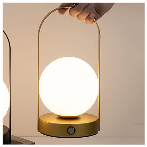 ARTSIM Dimmerabile Lampada Senza Fili, Lampade Da Comodino 2000mah Con Type-C E Dimmerazione a Sfioramento, Luce per Lettura Libri a Letto Per Soggiorno Camera Da Letto,B