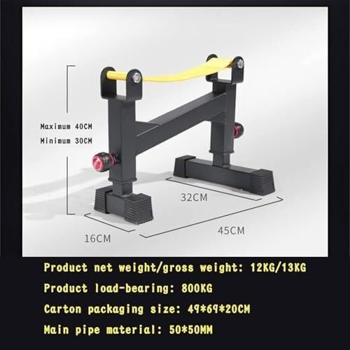 Supporto regolabile per bilanciere, piattaforma di sollevamento a 5 livelli per palestra domestica, panca regolabile in altezza 30-40 cm