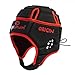 Optimum Senior Origin Rugby and Football Headguard - Full Coverage Scrum Cap | Breathable, Soft-Edged, Lightweight Sports Protective Headgear Black/Red, Small