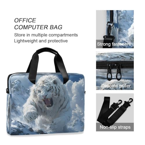 Maletín para portátil con diseño White Tiger miniatura 5