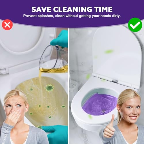 OUMEE 100PCS Lavender Scented Commode Absorbent Pads for Bedside Commode Bucket - Medical Grade Commode Pads with Absorbent Gel, Potty Liner Pads for Adults Seniors Portable Toilet Pad Bedpans by OUMEE - Image 6