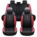 Chifeng 5-Teiliges Autositz-Schon-Set, Universal Autositzbezüge für Toyota Auris Avensis Camry Corolla Highlander Hilux Land Cruiser Prius RAV4 Urban Cruiser Verso Yaris, Kunstleder (Rot) Chifeng 5-Teiliges Autositz-Schon-Set, Universal Autositzbezüge für Toyota Auris Avensis Camry Corolla Highlander Hilux Land Cruiser Prius RAV4 Urban Cruiser Verso Yaris, Kunstleder (Rot)