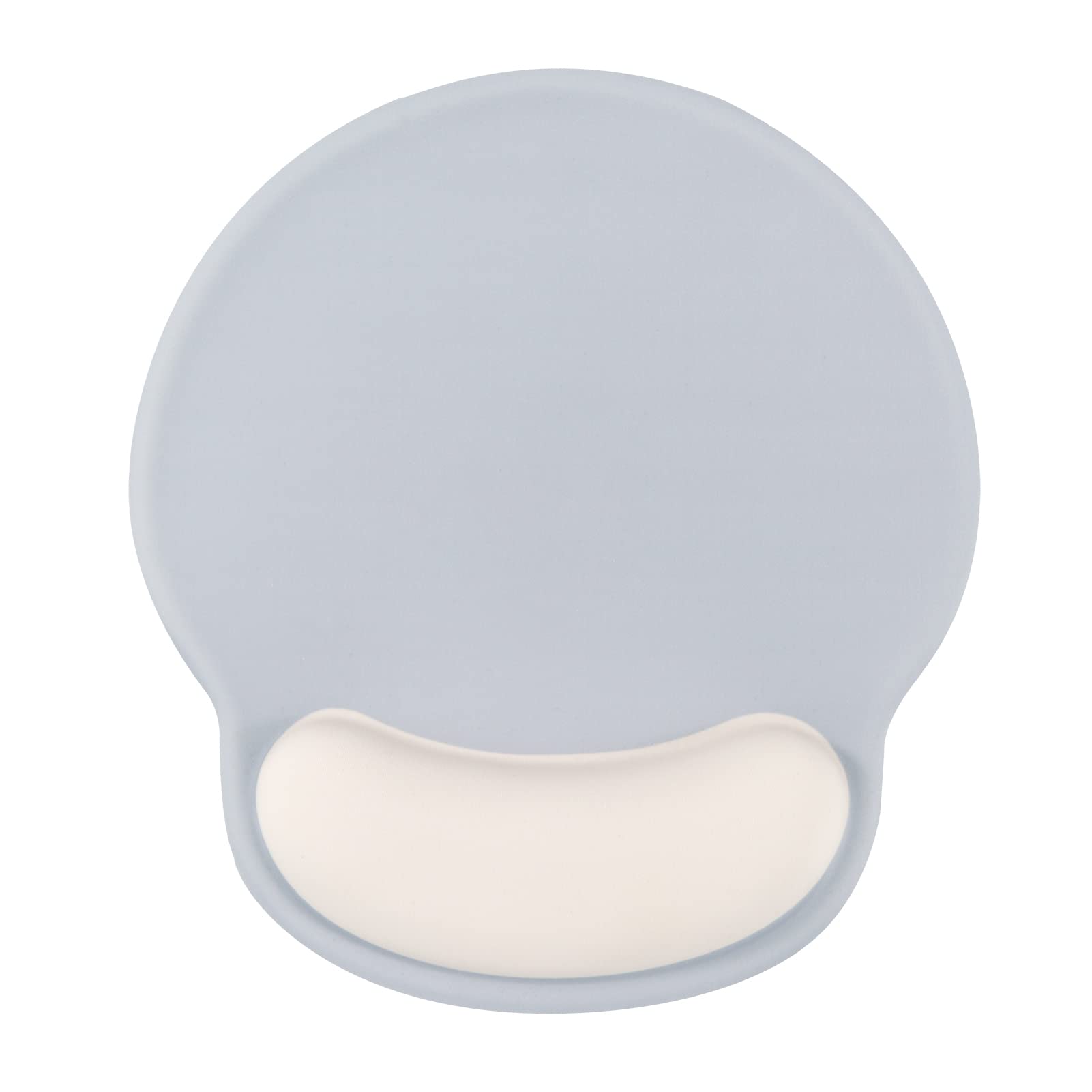 Fashionable and Personalized Gel Ergonomic Mouse Pad for Office Desk Accessories - Non-Slip Bottom - Comfortable for Gaming, Computer, and Laptop - Small Mouse Mat (Blocking Gray&Brown) — image 1
