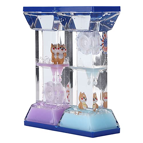Sand Timers, Sensory Play Desk Decor Colourful Liquid Motion Bubbler Visual Timer Sand Timer for Ornaments