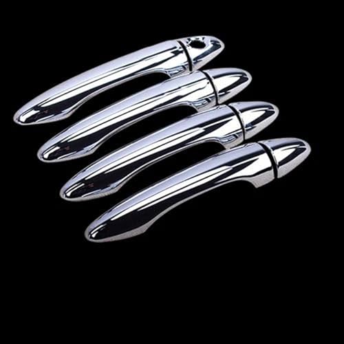 Accessoires Kia Sportage 2010-2015 : Garniture de Poignée de Porte et Bol de Protection Chrome