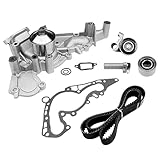 Engine Timing Belt Kit with Water Pump | Compatible with 1998-2010 Toyota 4Runner Land Cruiser & Lexus GS400 GX470 SC400-4.0L, 4.3L, 4.7L V8 Engine | Replaces# TKT021, TCKWP298