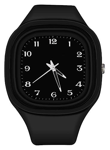 KINGNUOS �A�E�g�h�A�X�|�[�c�E�H�b�` ���j �f�W�^���E�H�b�` �J�b�v���E�H�b�` �����Y ���f�B�[�X �h�� LED �N���b�N �X�N�G�A �d�q�w���r���v, �A�i���O/�u���b�N�B