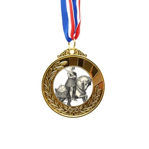 Cinta de medalla medieval de caballeros de la UE para primer lugar coleccionable