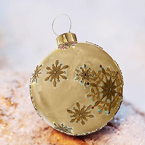 Enfeites de bola de Natal gigante, bola inflável decorativa de PVC, balões de Natal, decorações infl