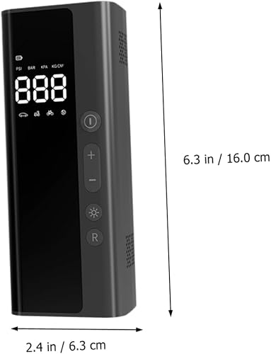 Miniatura 9 de DOITOOL Bomba inflable automática Compresor de aire portátil Bomba de vehículo Pantalla digital Luces LED Tamaño compacto Abs Material fácil de