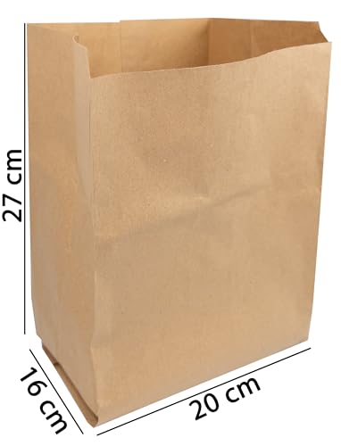 Biomüllbeutel 10L I 40Stk Bio Müllbeutel plastikfrei I Bio Papiermülltüten nass & reißfest I Kompostierbare Müllbeutel I Papier Biomüllbeutel I Papierbeutel Biotonne I Bio-Kompostbeutel