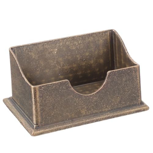 HOLIDYOYO 名刺ホルダー 卓上安定ビジネスカードスタンド 大容量収納 実用的なカードディスプレイ 合製名刺ケース オフィス用 ランダムカラー