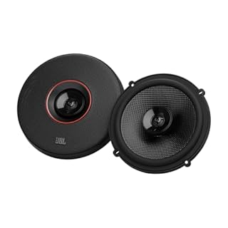 JBL Club 64SQ - 6-1/2” Two-Way car Audio Speaker Premium Speaker, 75W RMS, 225W Peak, Sensitivity (@ 2.83V): 93dB, Frequency Response: 48Hz – 21kHz, Nominal Impedance: 3.0 ohms