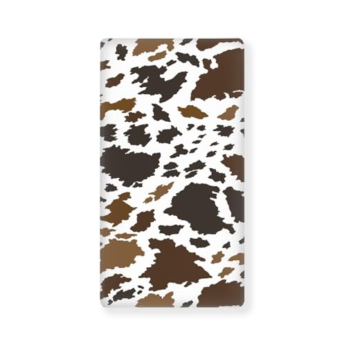 Image of JIANADAER Cow Print Fitted Crib Sheet Cattle Camouflage Cow Cowhide Standard Crib Mattress Fitted Sheet Animal Hide Pattern Toddler Bed Mattress Sheets Crib Mattress Sheet 28"x52"