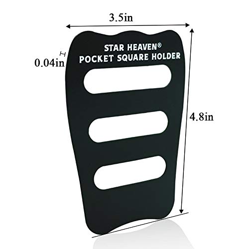 Pocket Squares Holder For Men, Best Accessories for Suits, Tuxedos,Vests and Dinner Jackets, 1Pack Assorted.