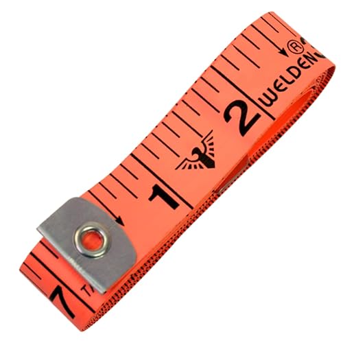 Cinta Métrica Fibra de Vidrio 60 Pulgadas Pack 1 Naranja